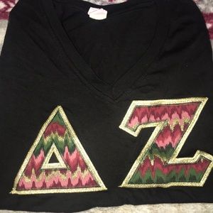 Delta Zeta Block letter shirt